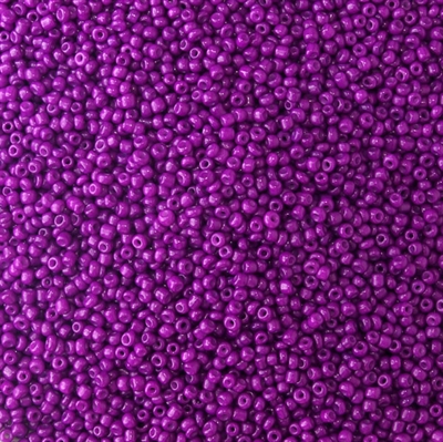 Seed beads 11/0 mørk lilla,10 gram