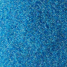 Seed beads 15/0 mini, lyseblå 10 gram