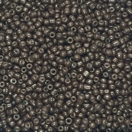 Seed beads 11/0, mørkebrun, 10 gram