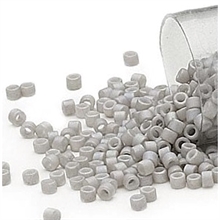 Seed beads, Delica 11/0 lys grå 7,5 gram. DB1528V