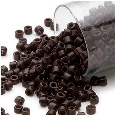 Seed beads, Delica 11/0 choko brun 7,5 gram. DB0734V