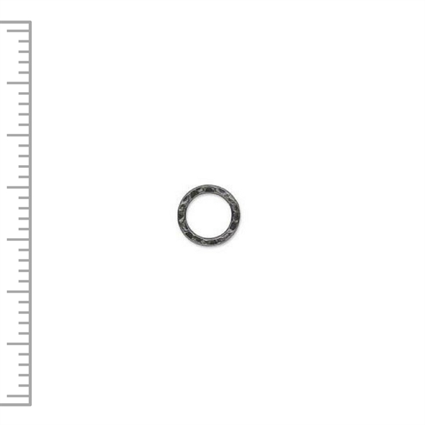 Mellemled, hamret ring, 12mm, BP, 2 stk.