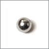 Perle, rund glat, 4mm, FS, 25 stk.