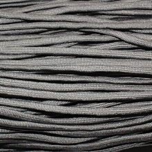 Faldskærms-line, mørk grå, 4mm,1meter