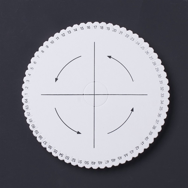 Kumihimo disk, rund, 15 cm 