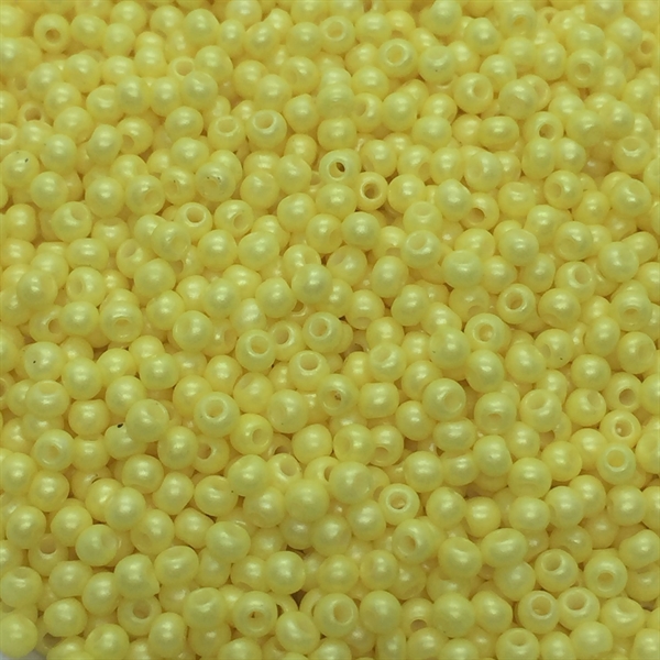 Seed beads 12/0, gul satin, 10 gram